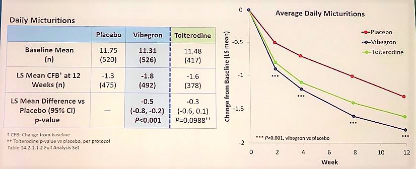 AUA 2019 daily micturitions