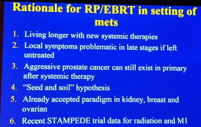 UroToday ESOU19 rationale for RPEBRT
