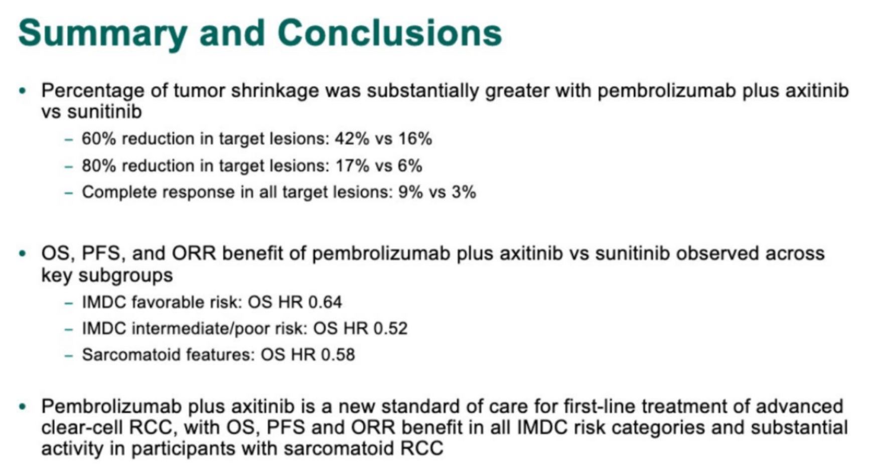 ASCO 2019 KEYNOTE 426 summary and conclusions