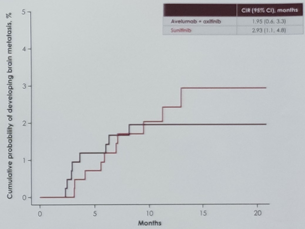 CIR of developing brain metastasis