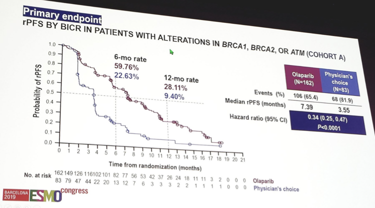 ESMO2019 PROfound Endpoint