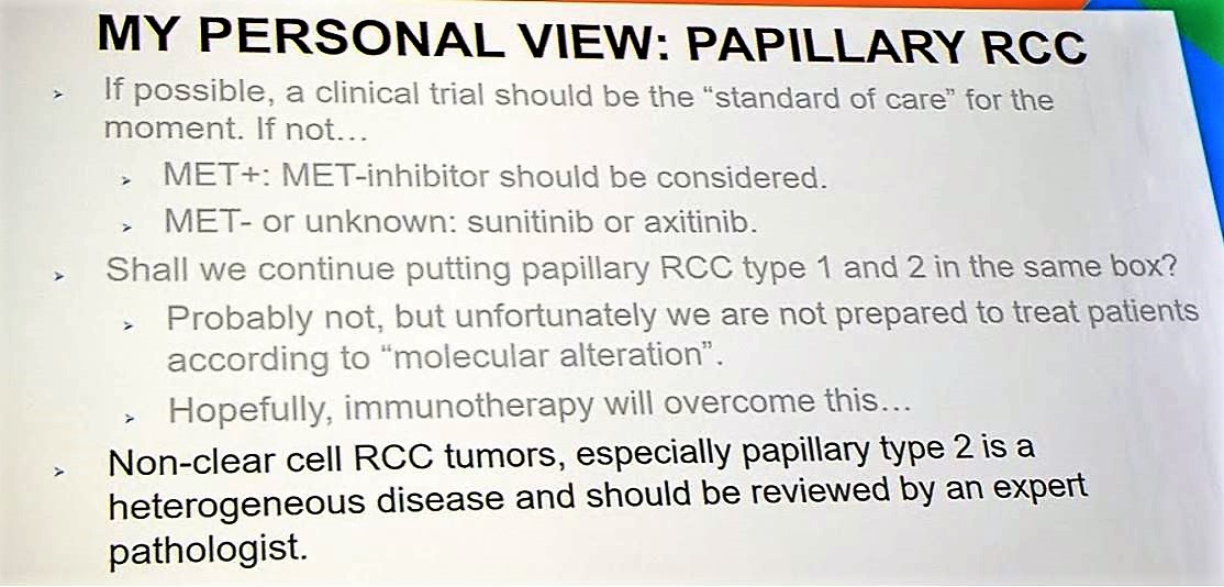 ESMO 2018 personal view