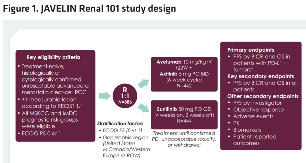 ESMO 2019 javelinrenal101 studydesign