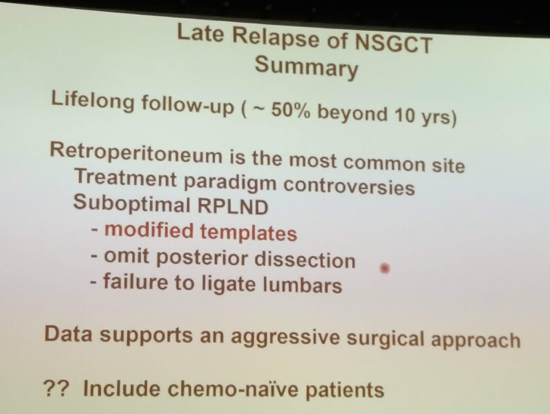 UroToday CUA 2018 Late Relapse of Testicular Cancer 5
