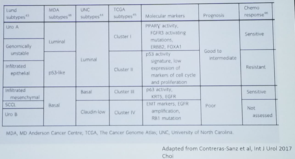 UroToday CUOS19 The Different Classification Systems