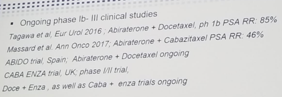 UroToday ESMO2018 Several concluded and ongoing phase 1 2 trials 