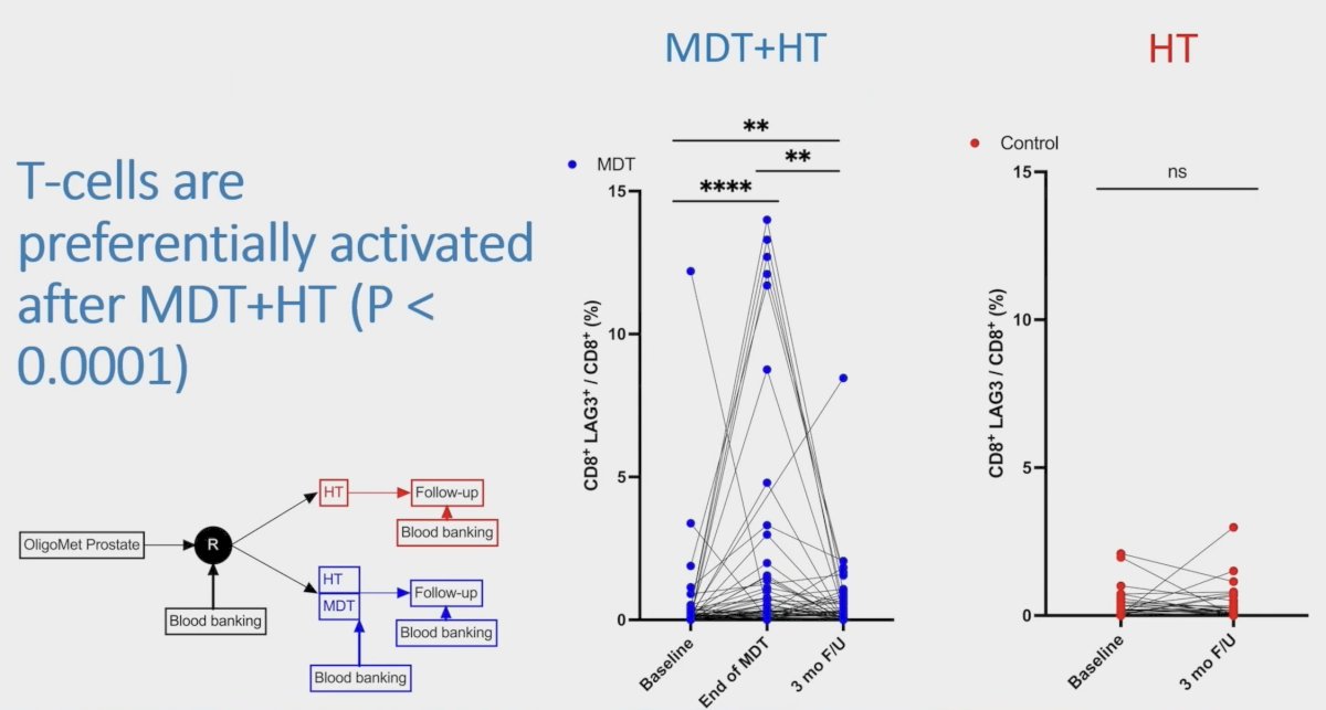 Tcells activated after mdt and ht