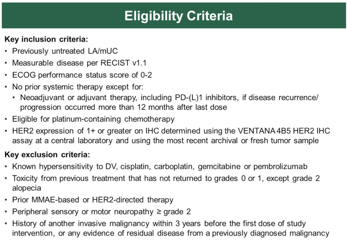 DV-001 trial eligbility