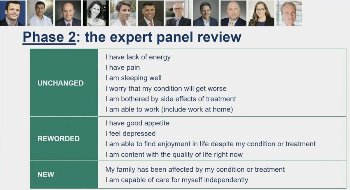 expert panel kidney cancer qol study