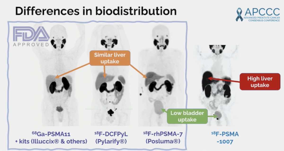 differences in biodistribution