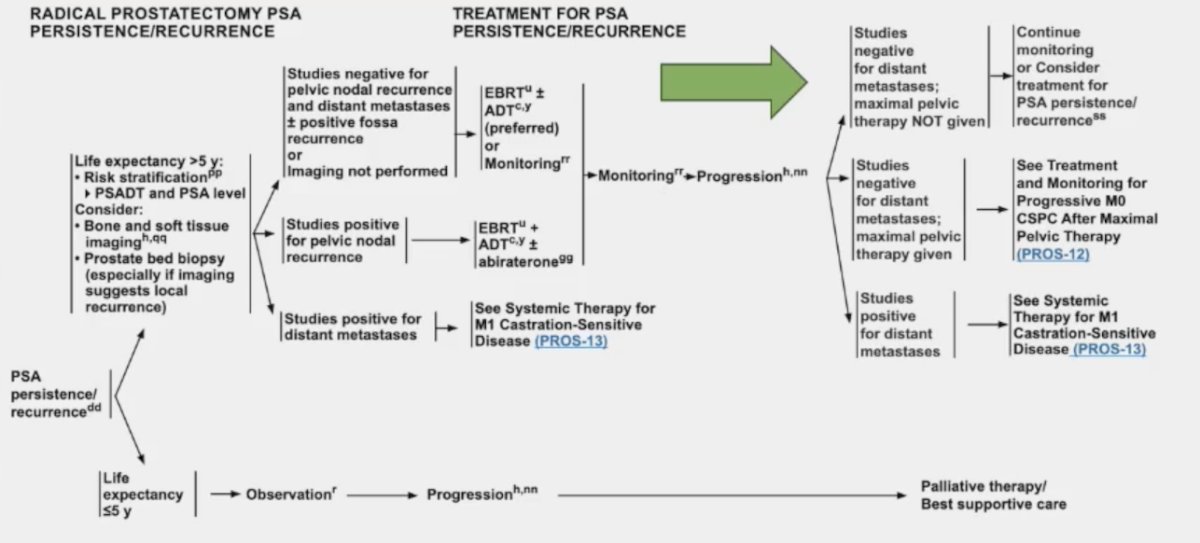 NCCN also highlights the need to assess the extent of prior therapy received