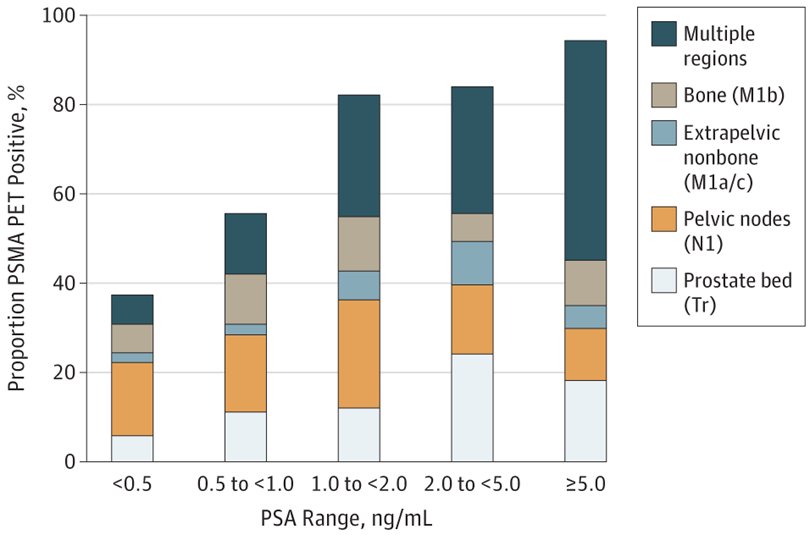 68Ga-PSMA-11 PET/CT accuracy detection rates