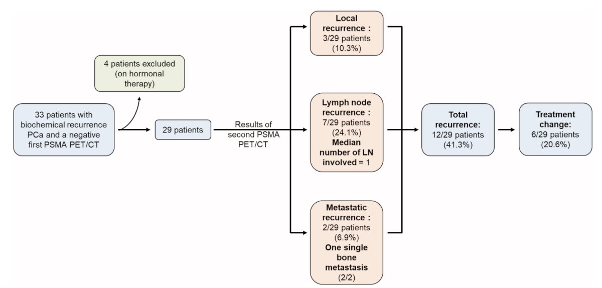 repeating PSMA PET/CT after a negative scan in biochemical recurrent prostate cancer