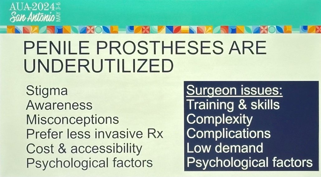 underutilized penile prosthesis