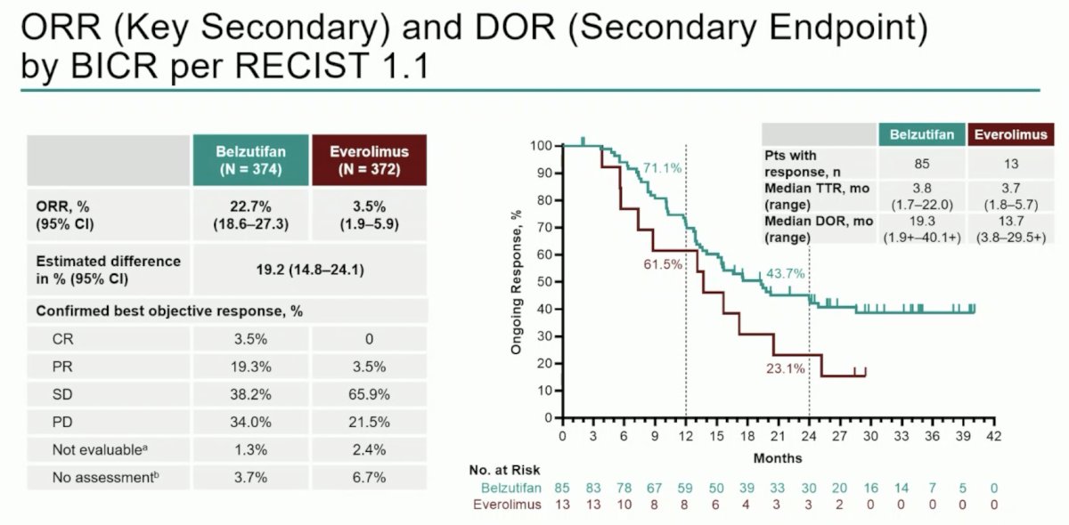 Objective response rate was consistent with prior reports