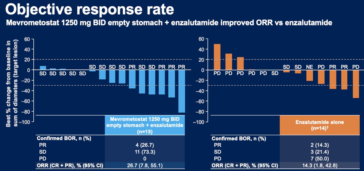 The combination approach was associated with superior objective response rates (27% versus 14%).