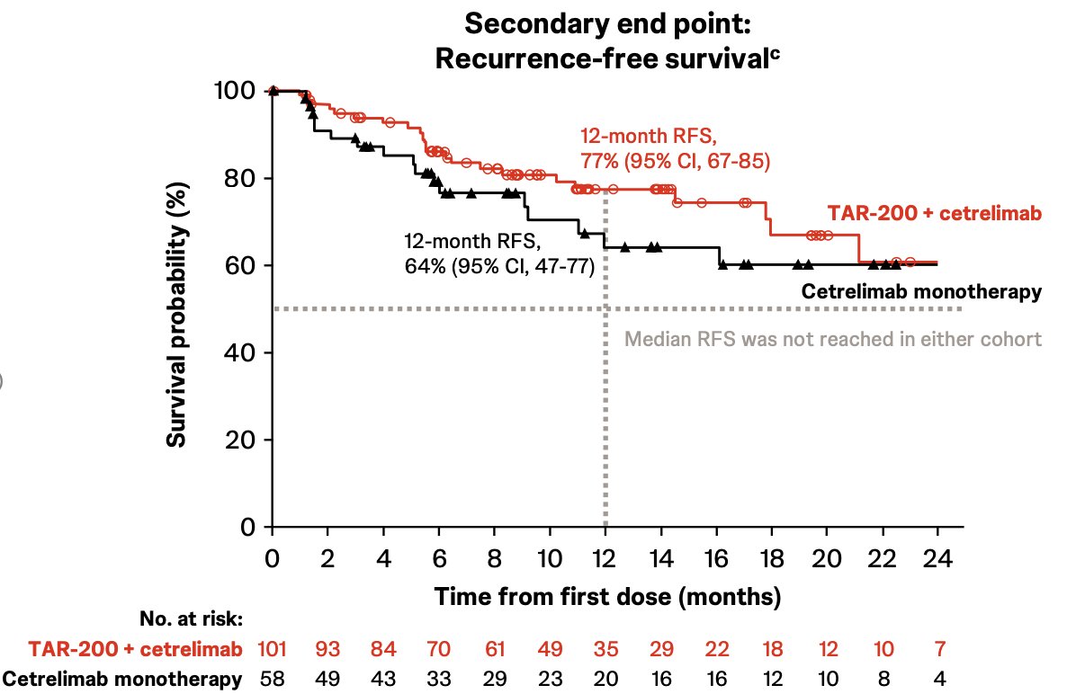 The 1-year recurrence-free survival rate was higher in cohort 1 (77%, 95% CI 67-85) than in cohort 2 (64%, 95% CI 47-77):&nbsp;