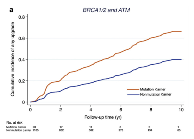 reclassification of BRCA and ATM